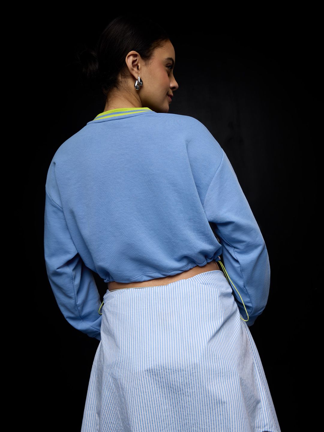 Periwinkle Sweatshirt Women Oversized Sweatshirts