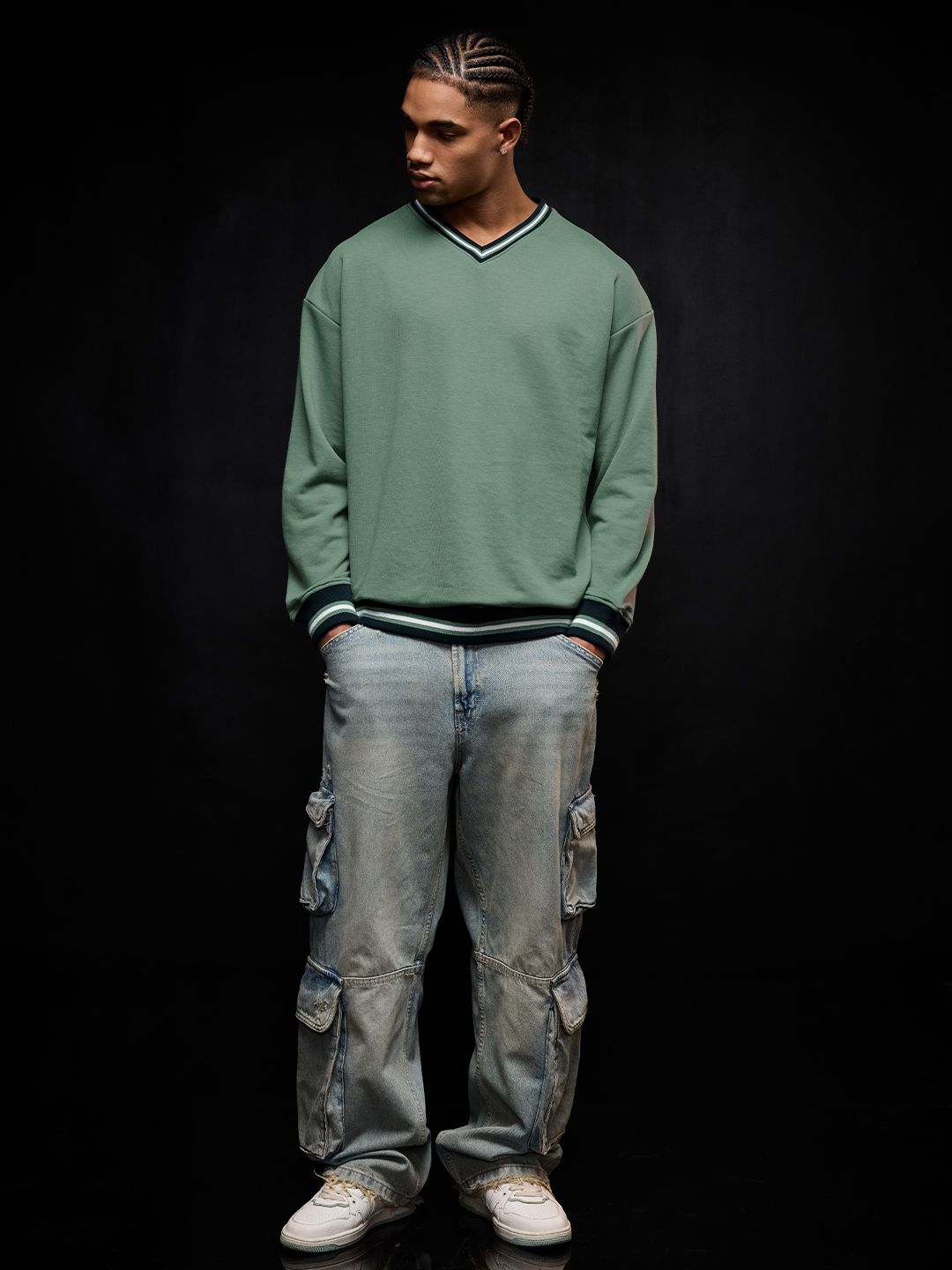 TSS Varsity: Green Bay Men Oversized Sweatshirts