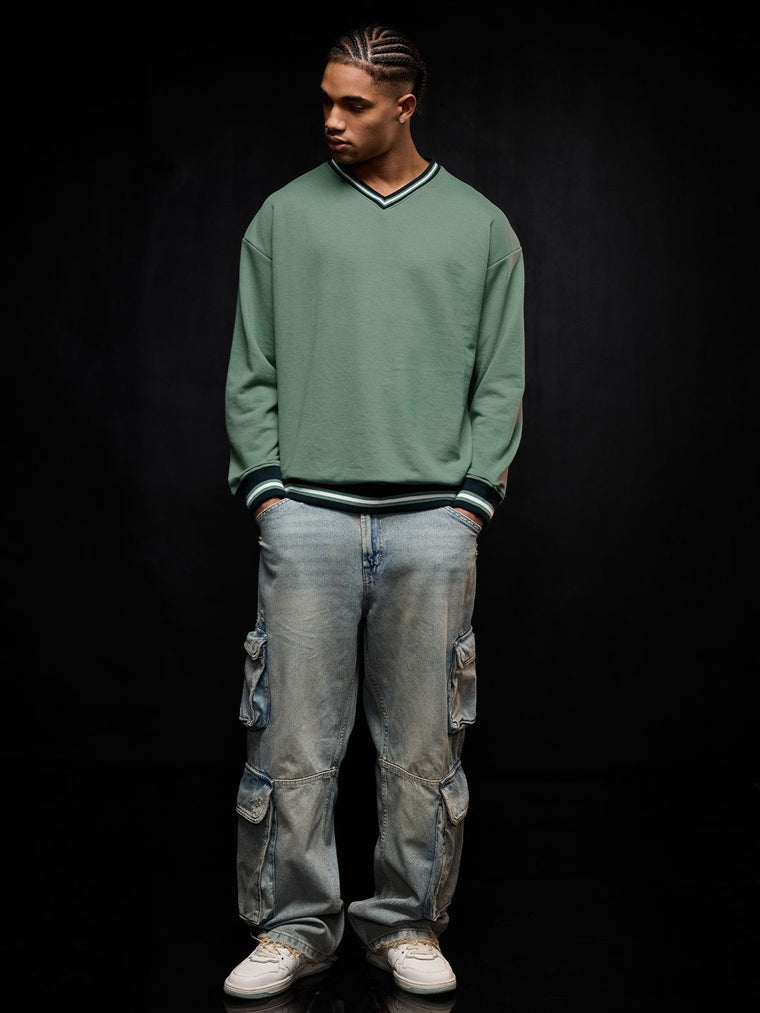 TSS Varsity: Green Bay Men Oversized Sweatshirts