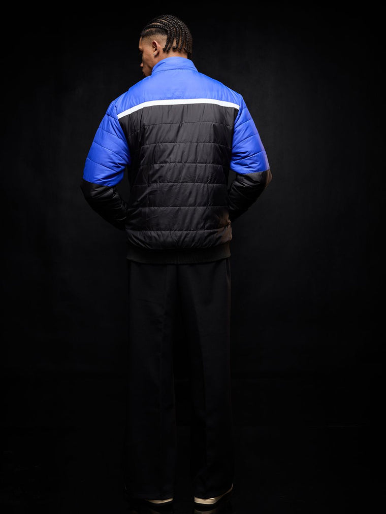 Solids: Colorblock Men Puffer Jackets