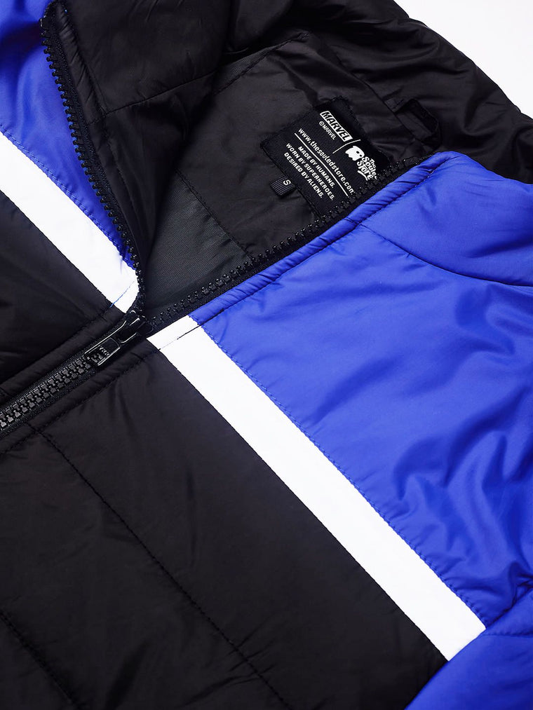 Solids: Colorblock Men Puffer Jackets