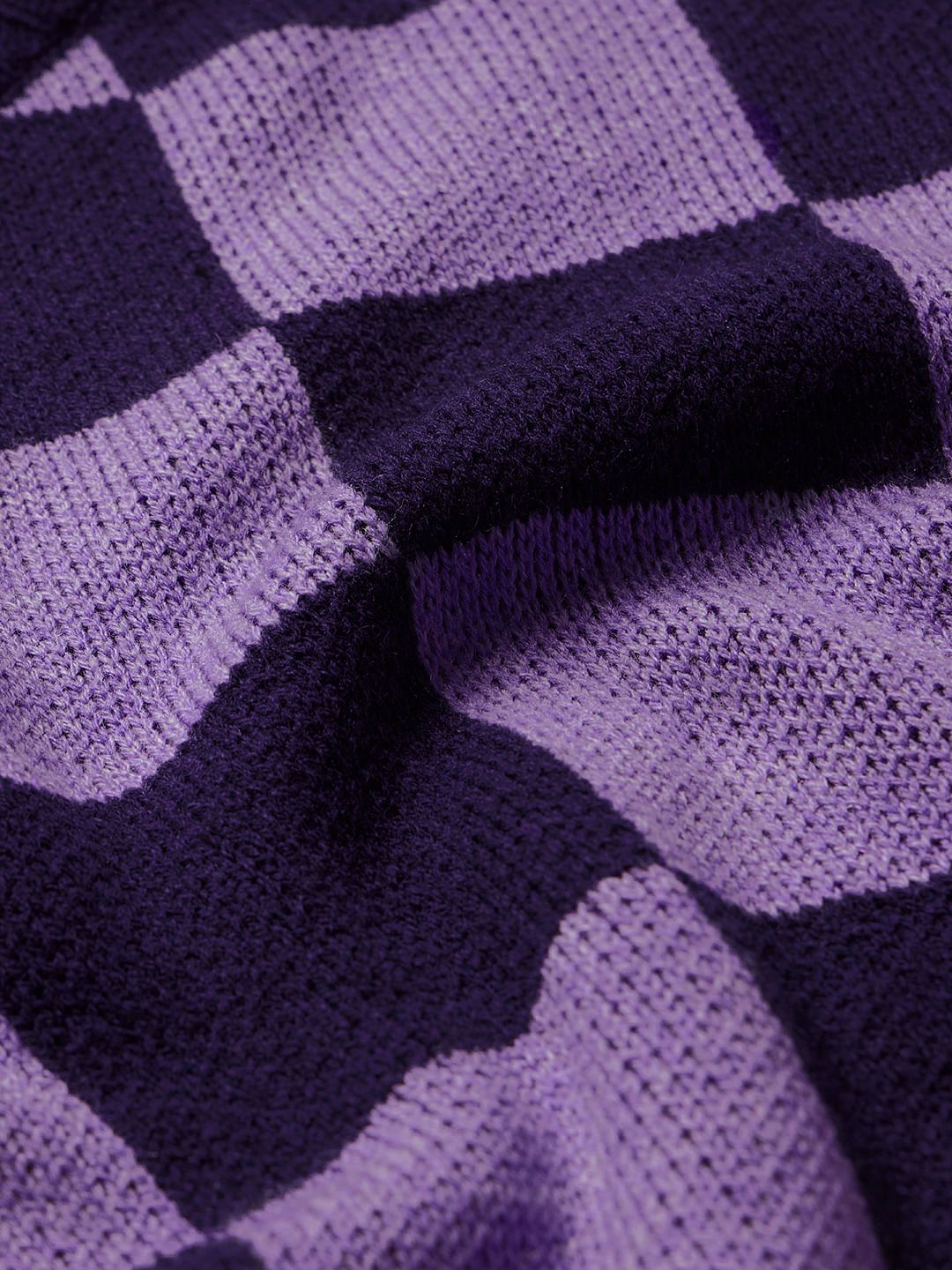 TSS Originals: Violet Chess Oversized Pullovers
