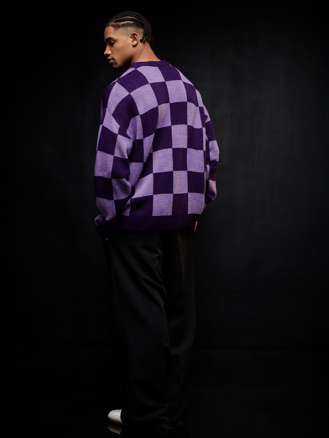 TSS Originals: Violet Chess Oversized Pullovers