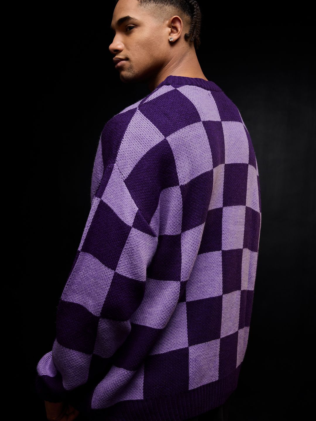 TSS Originals: Violet Chess Oversized Pullovers