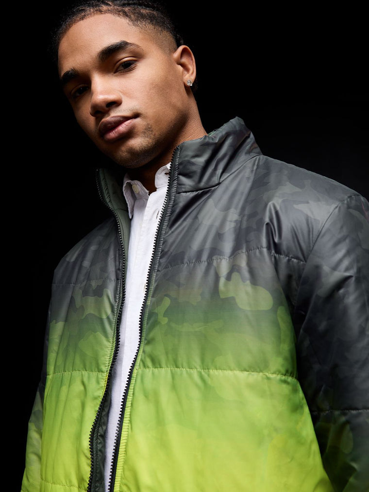 TSS Originals: Camo Fade Men Puffer Jackets