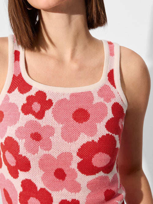 Jacquard Knit Dress: Bloom Women Fashion Dresses