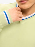 TSS Originals: Minty White Men Oversized Sweatshirts