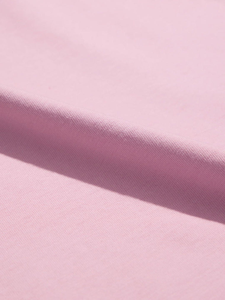 Street Solids: Baby Pink Women Oversized T-Shirts