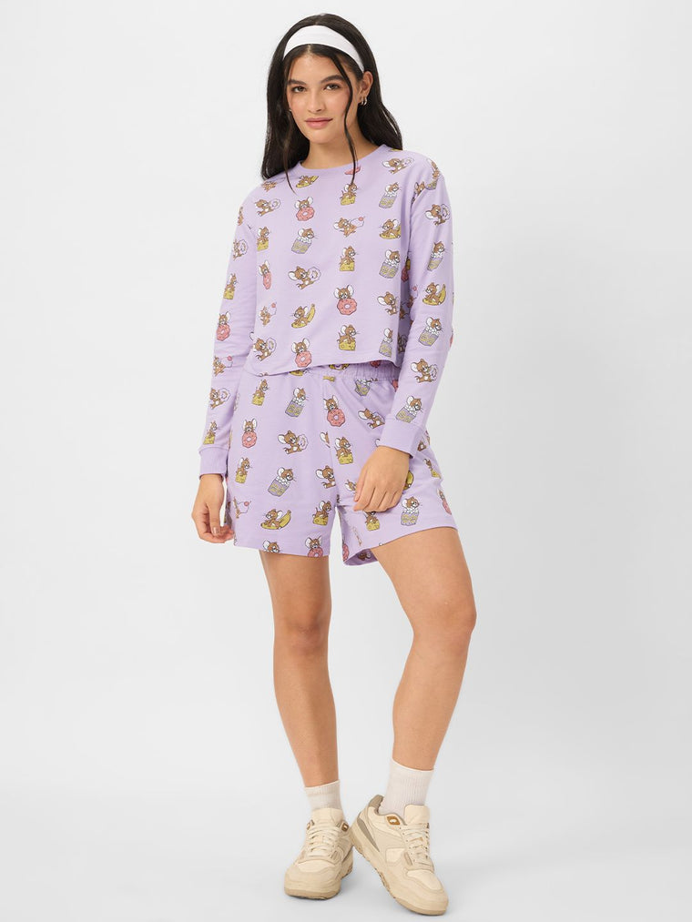 Tom And Jerry: Jerry Wants A Snack Women Knit Tops