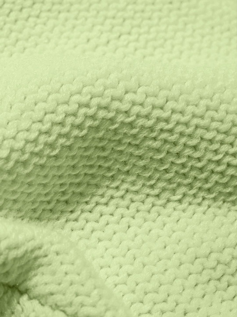 Cable Knit Sweater: Lime Women Super Oversized Sweaters