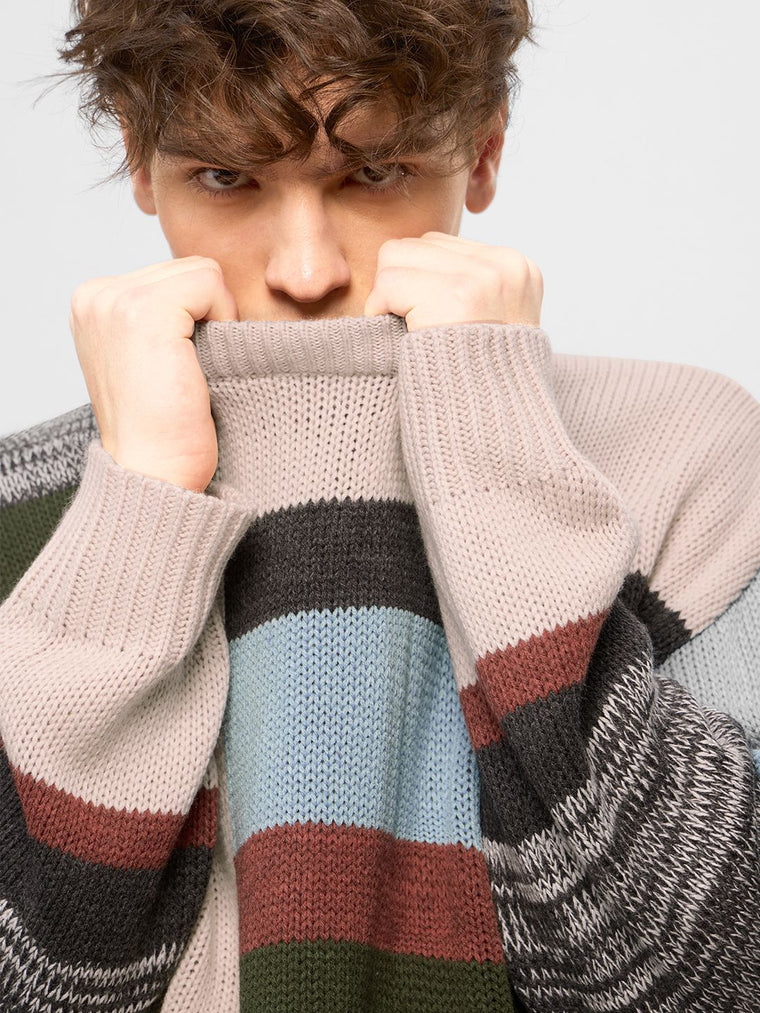 Colourblock Pullover: Nautical Hues Oversized Pullovers
