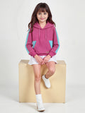 Hoodie: Seafoam Pink Girls Cotton Hoodies (2-8 Yrs)