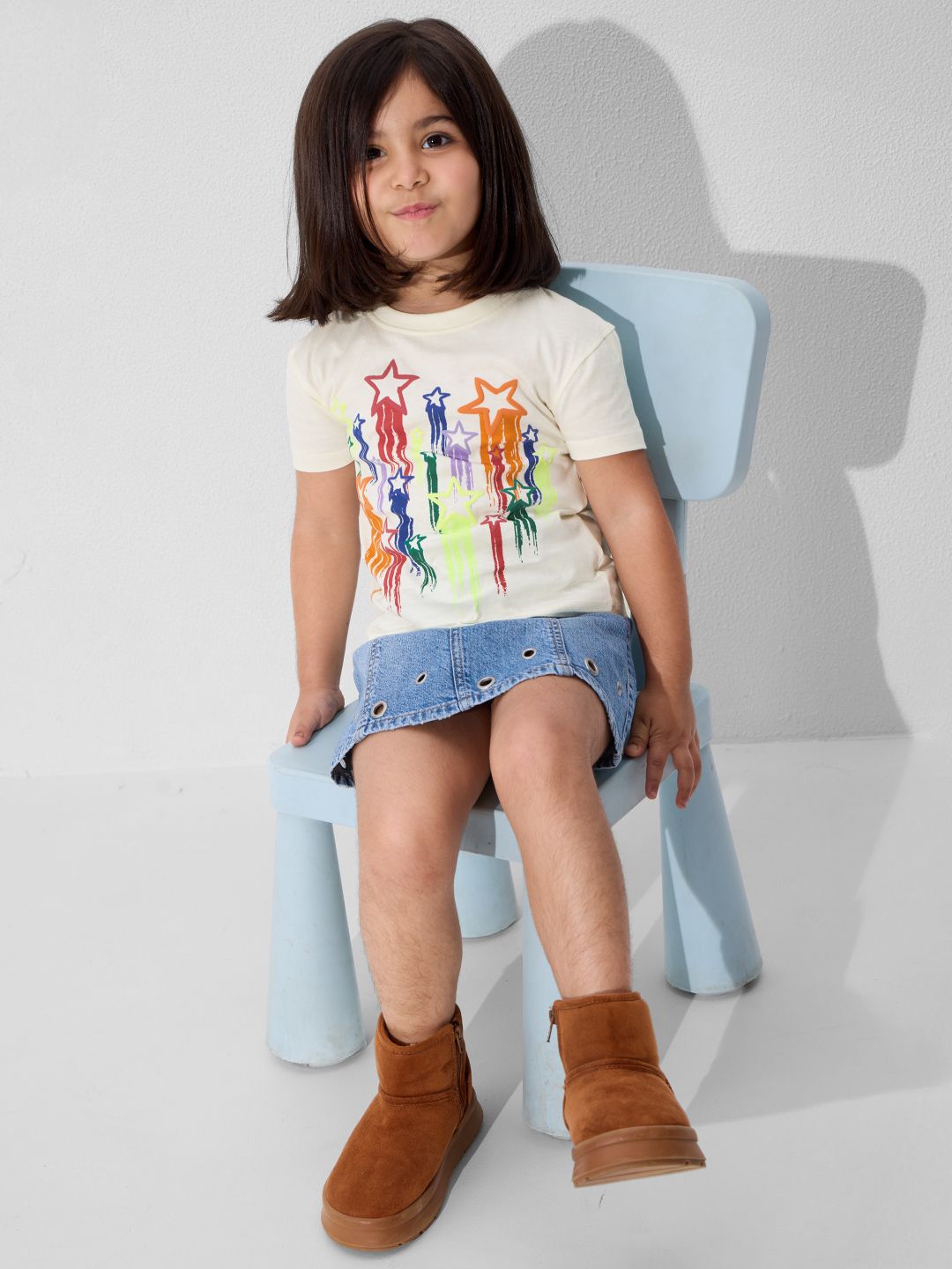 TSS Originals: Cosmic Charm Girls T-Shirts (2-8 Yrs)