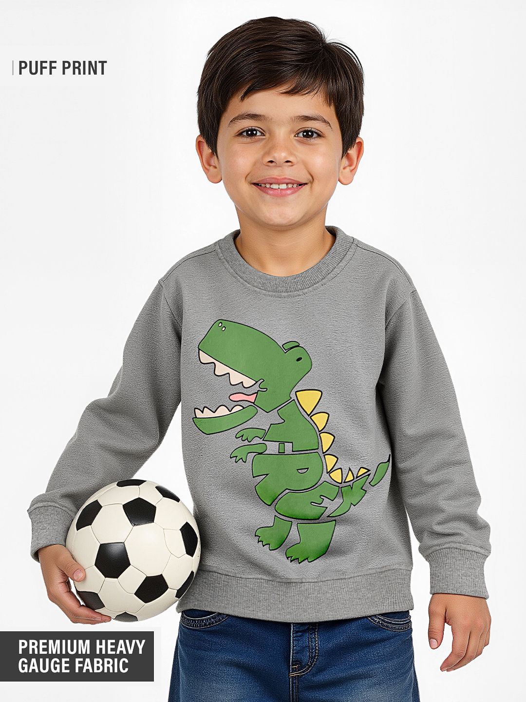 TSS Originals: T-Rex Boys Sweatshirts (2-8 Yrs)