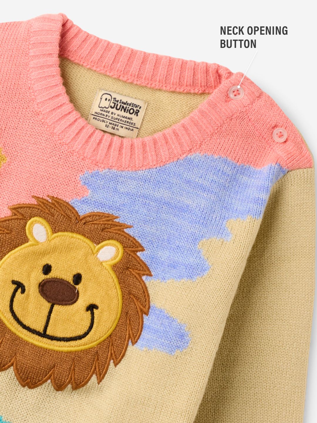 TSS Originals: Baby Lion Infant Boys Sweater (0-2 Yrs)