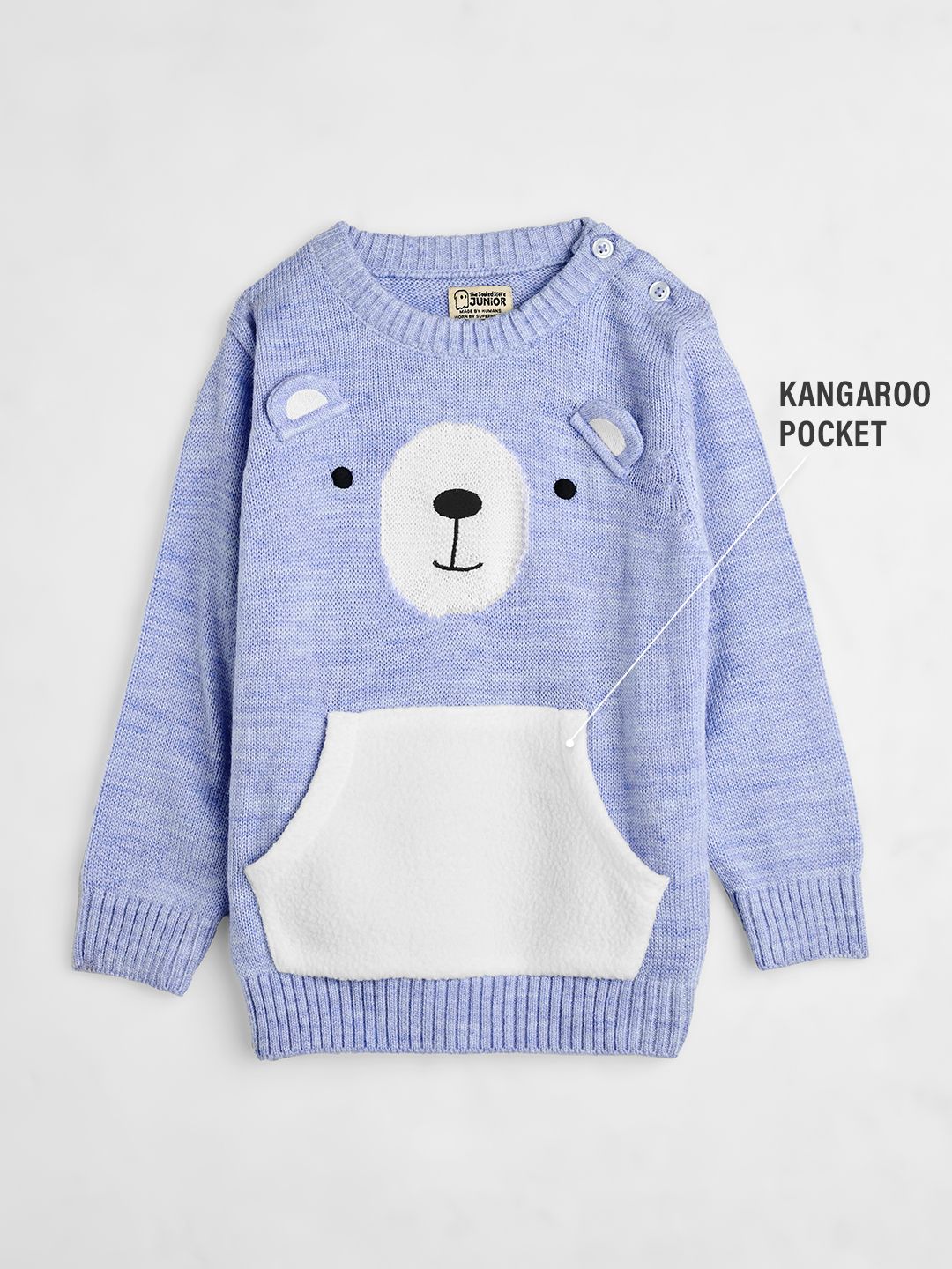 TSS Originals: Teddy Ears Infant Boys Sweater (0-2 Yrs)