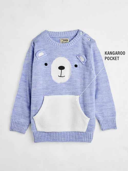 TSS Originals: Teddy Ears Infant Boys Sweater (0-2 Yrs)
