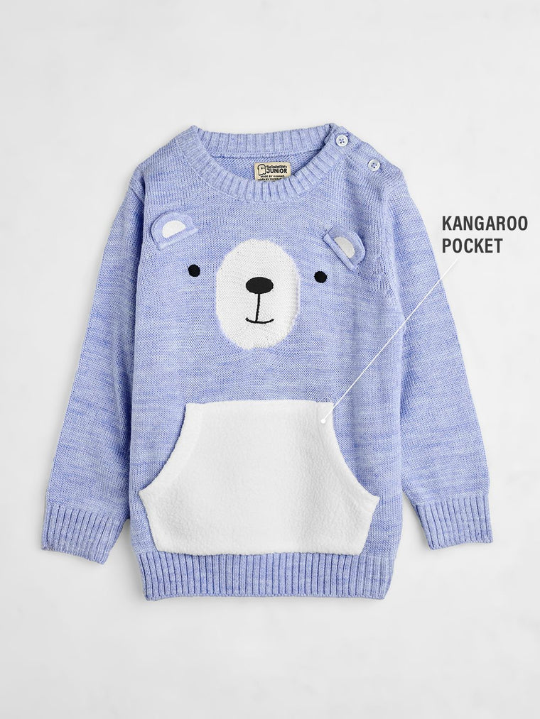 TSS Originals: Teddy Ears Infant Boys Sweater (0-2 Yrs)
