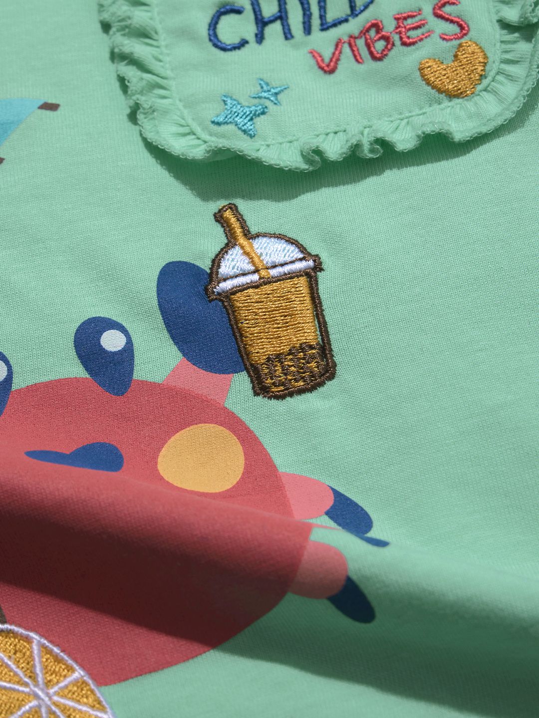 TSS Originals: Chill Crab Girls T-Shirts (2-8 Yrs)