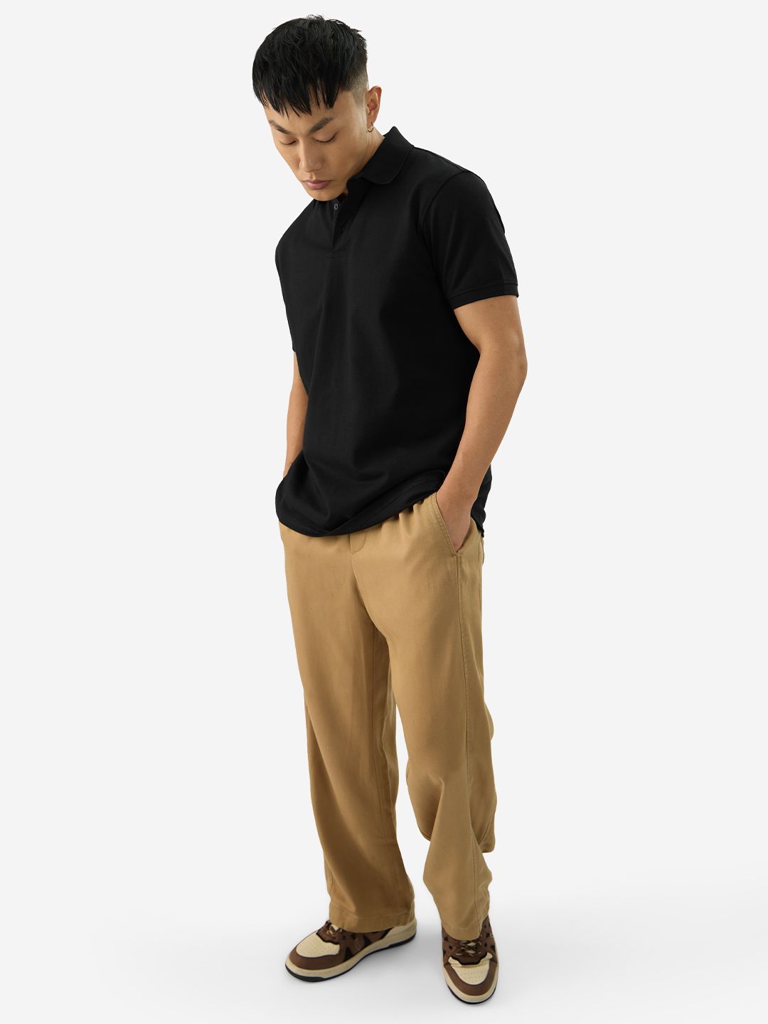 Solids: Raven Black Classic Polos