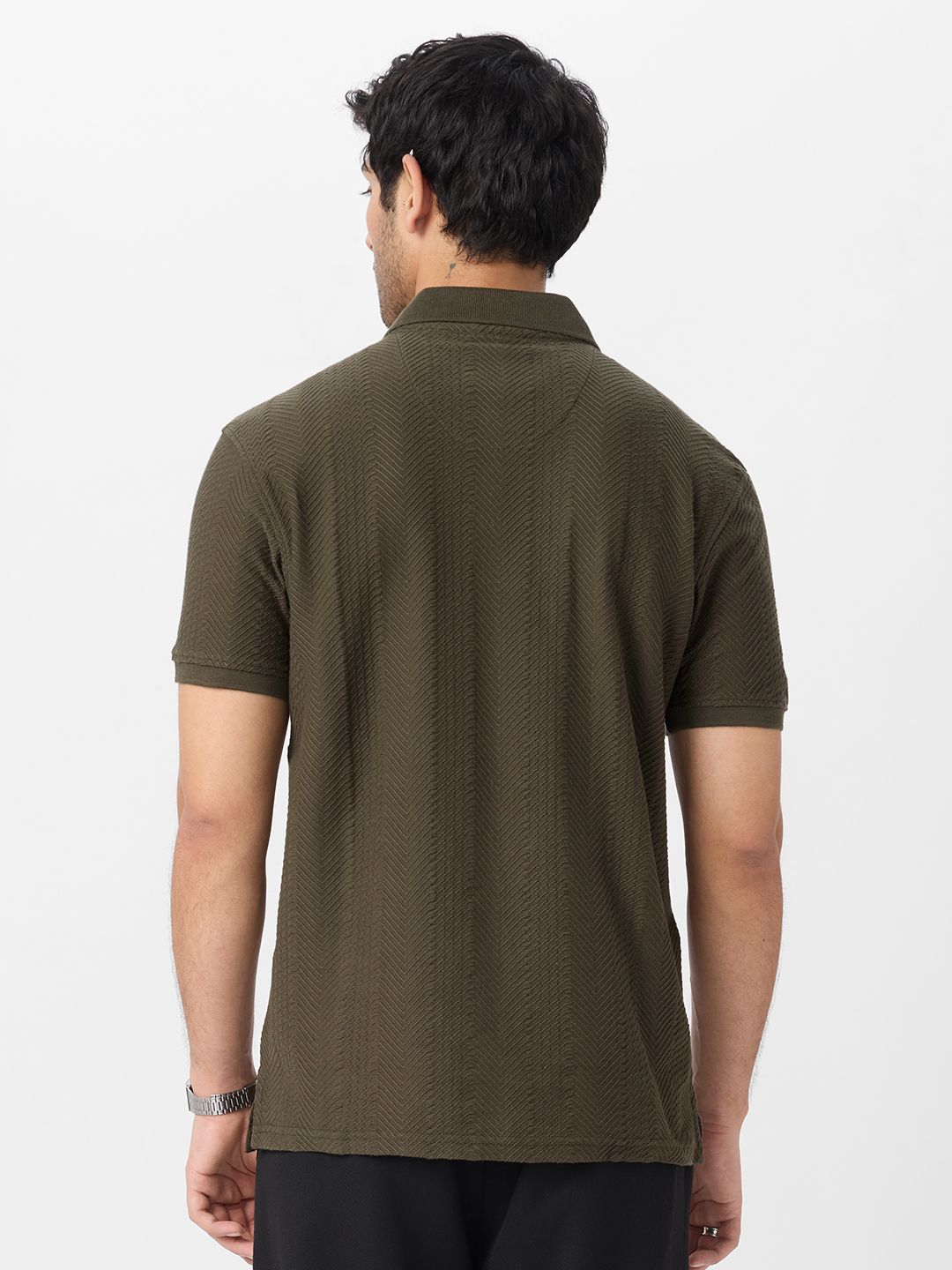 Textured Polo: Cedar Textured Polos