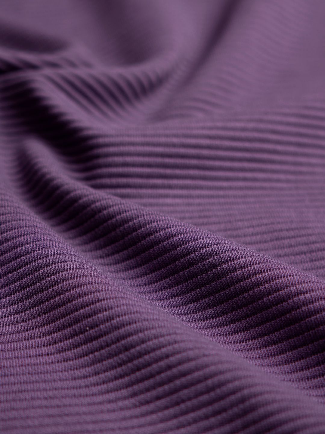Ottoman Zipper Polo: Purple Oversized Polos