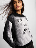 Knitted Sweater: Fallen Angel Women Oversized Sweaters