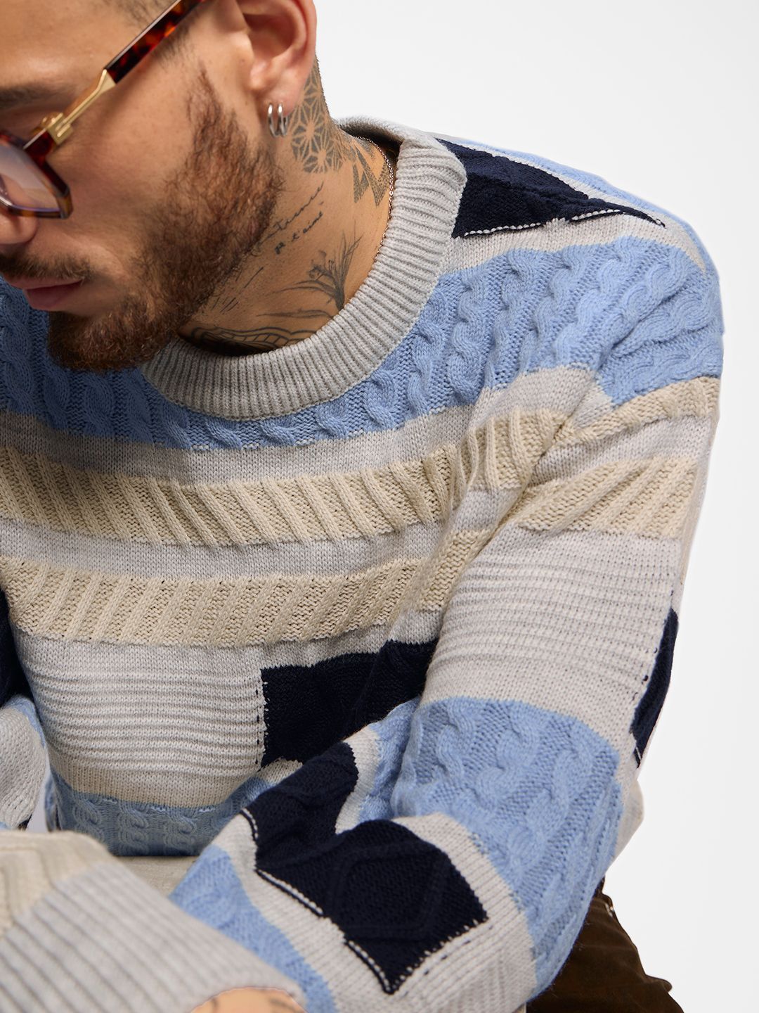 Cable Knit Pullover: Ocean Dune Oversized Pullovers