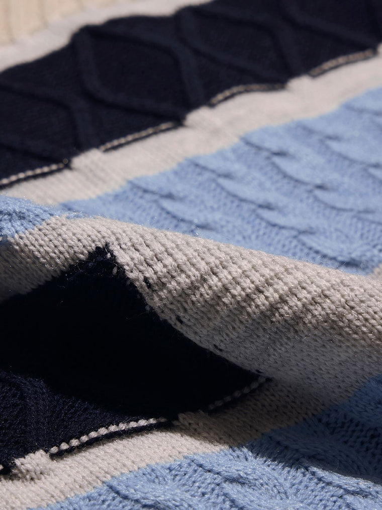 Cable Knit Pullover: Ocean Dune Oversized Pullovers