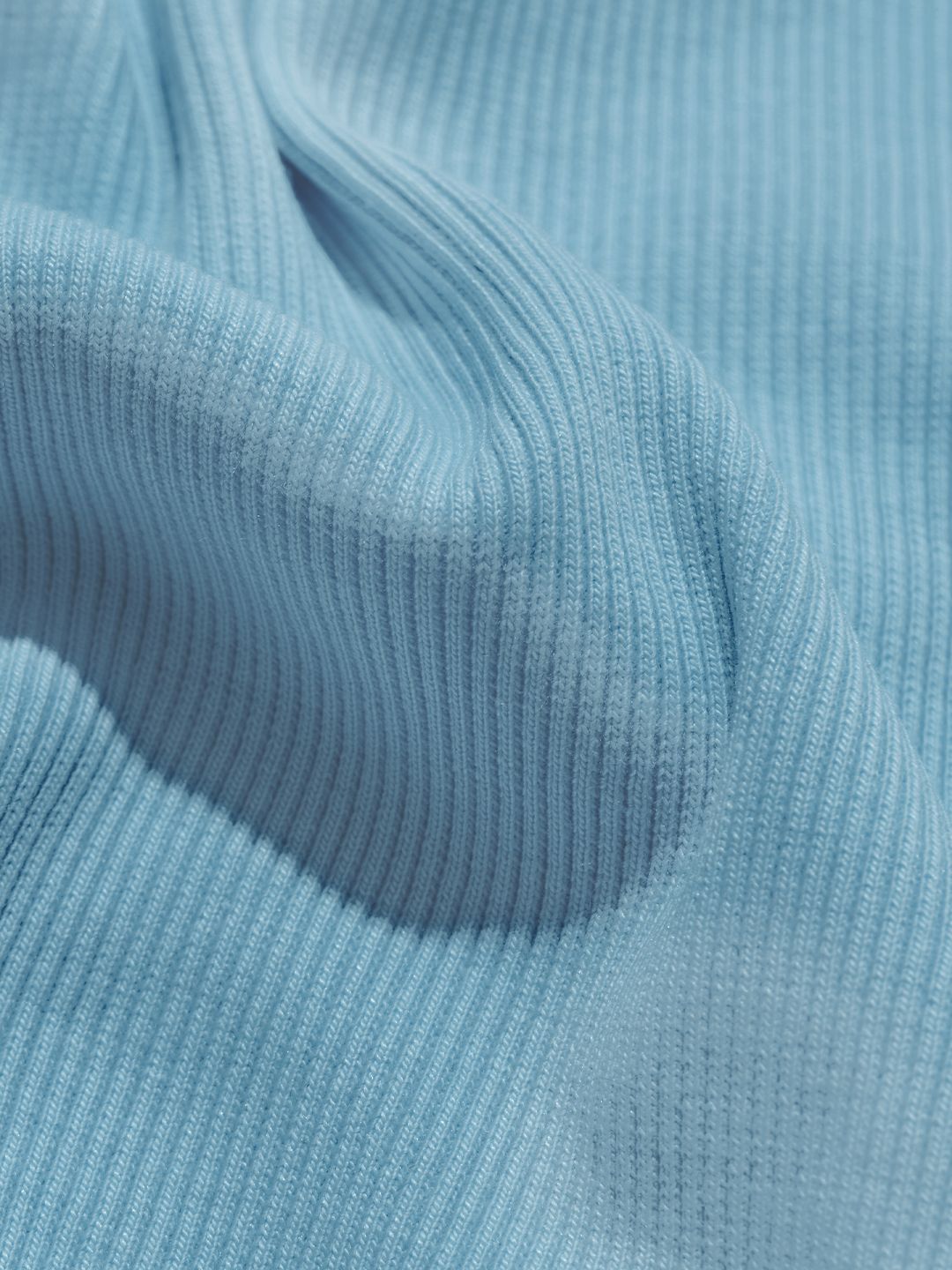 Essential Solids: Sky Blue Women Knit Tops