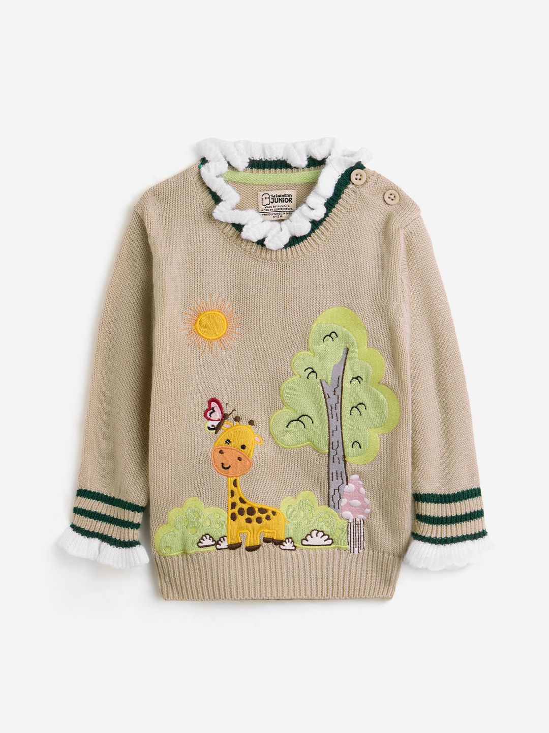 TSS Originals: Safari Infant Girls Sweaters (0-2 Yrs)