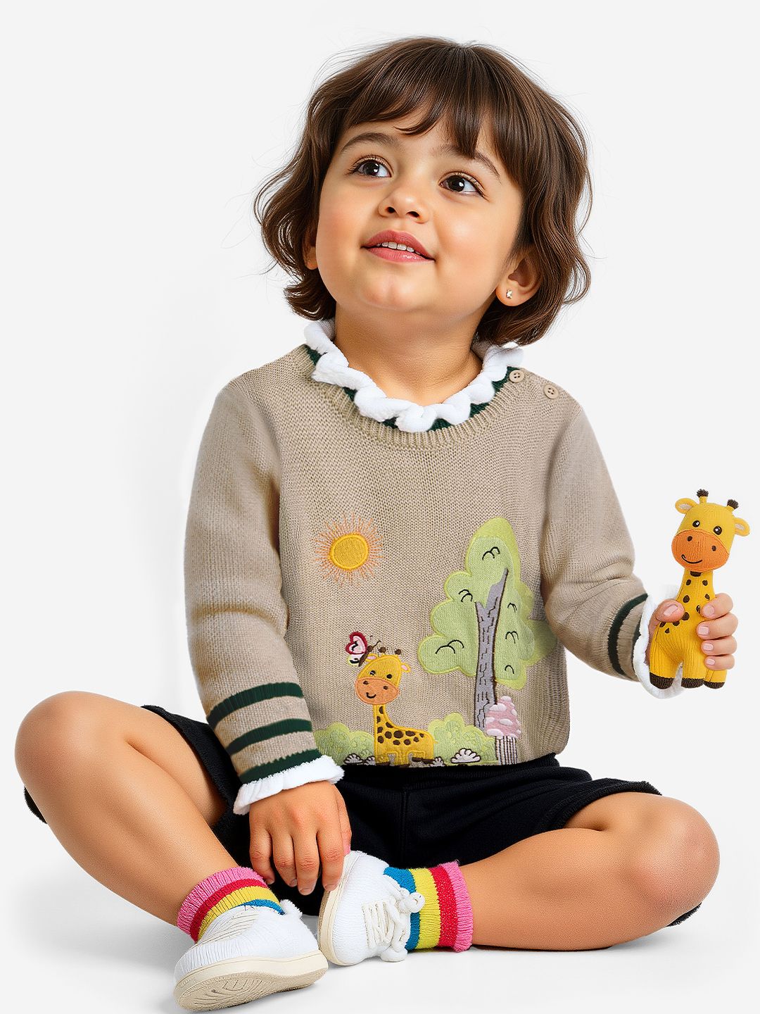 TSS Originals: Safari Infant Girls Sweaters (0-2 Yrs)