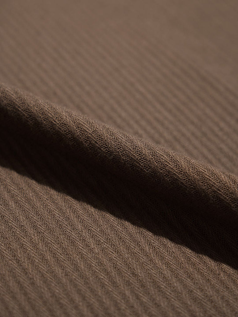 Souled Originals: Textured Mocha Oversized T-Shirts