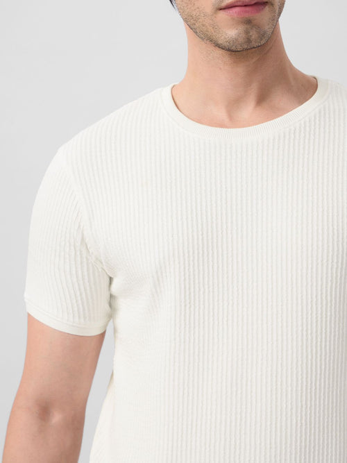 Korean T-Shirt: White T-Shirts
