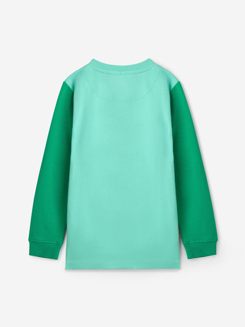 TSS Originals: Green Love Girls Sweatshirts (2-8 Yrs)