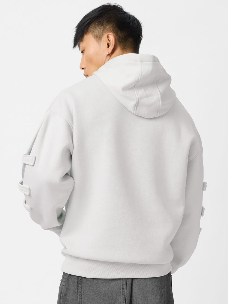 TSS Originals: Galactic Grey Men Oversized Hoodies