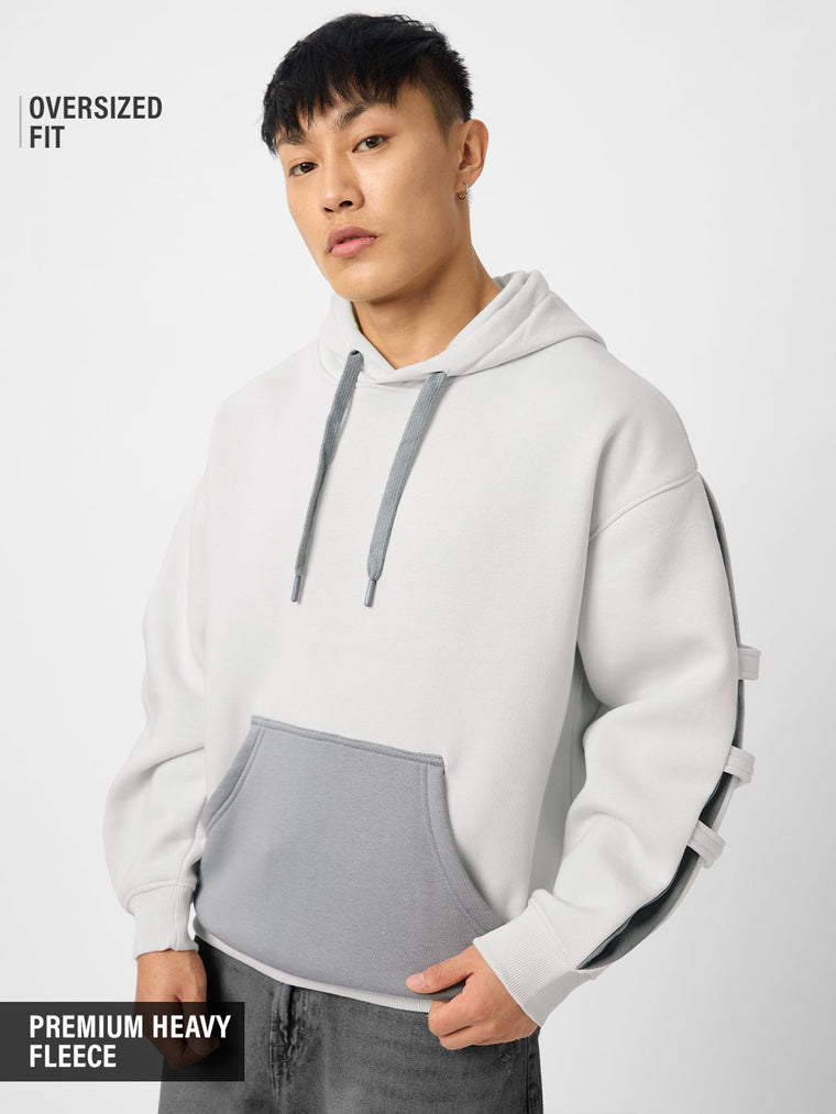 TSS Originals: Galactic Grey Men Oversized Hoodies