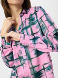 Satin Shirt: Peridot Women Relaxed Shirts
