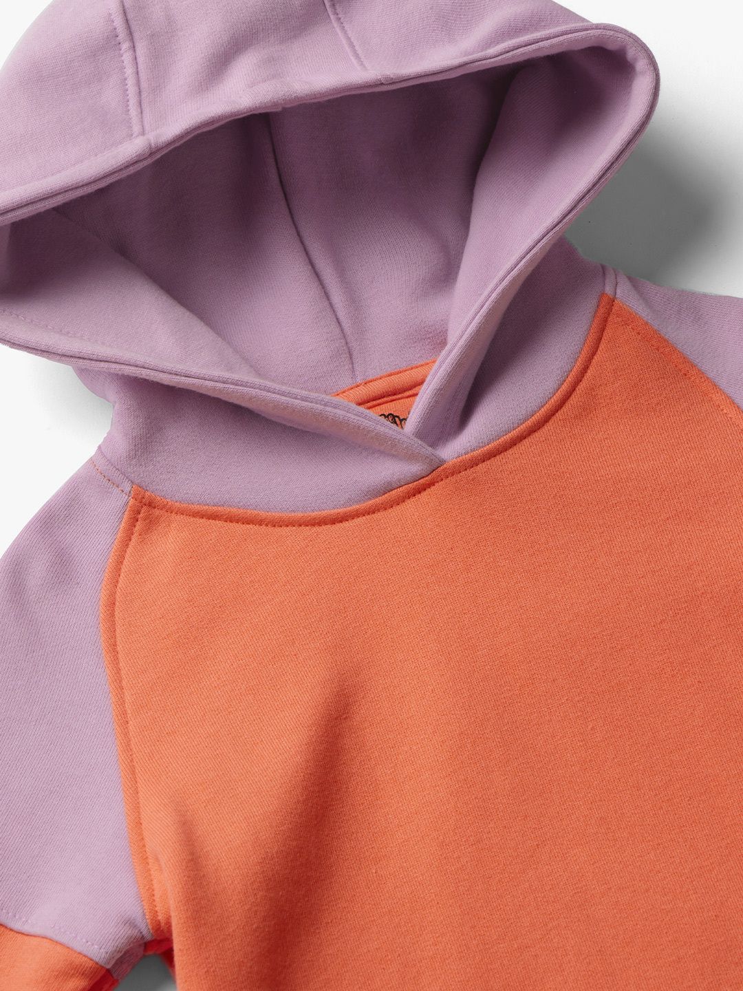 Solids: Pink, Purple (Colourblock) Girls Hoodies (2-8 Yrs)