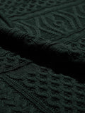 Cable Knit Pullover: Emerald Oversized Pullovers