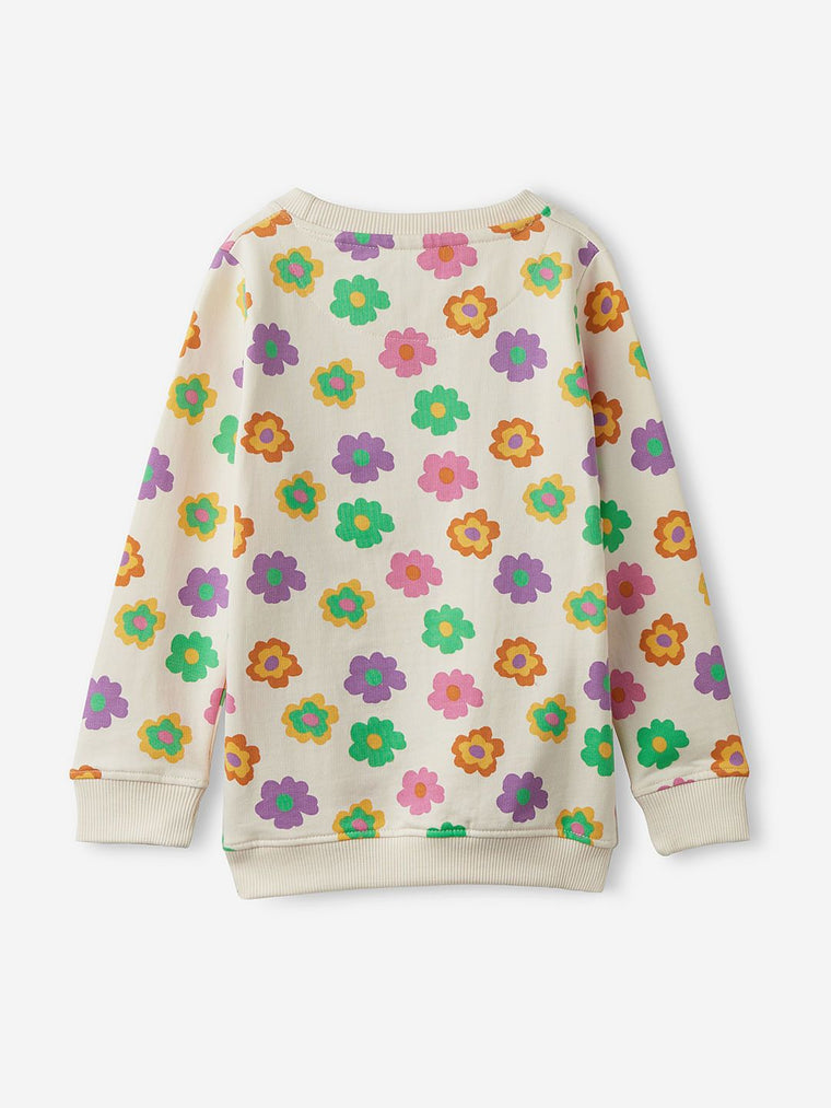 TSS Originals: Floral Bloom Girls Cotton Sweatshirts (2-8 Yrs)