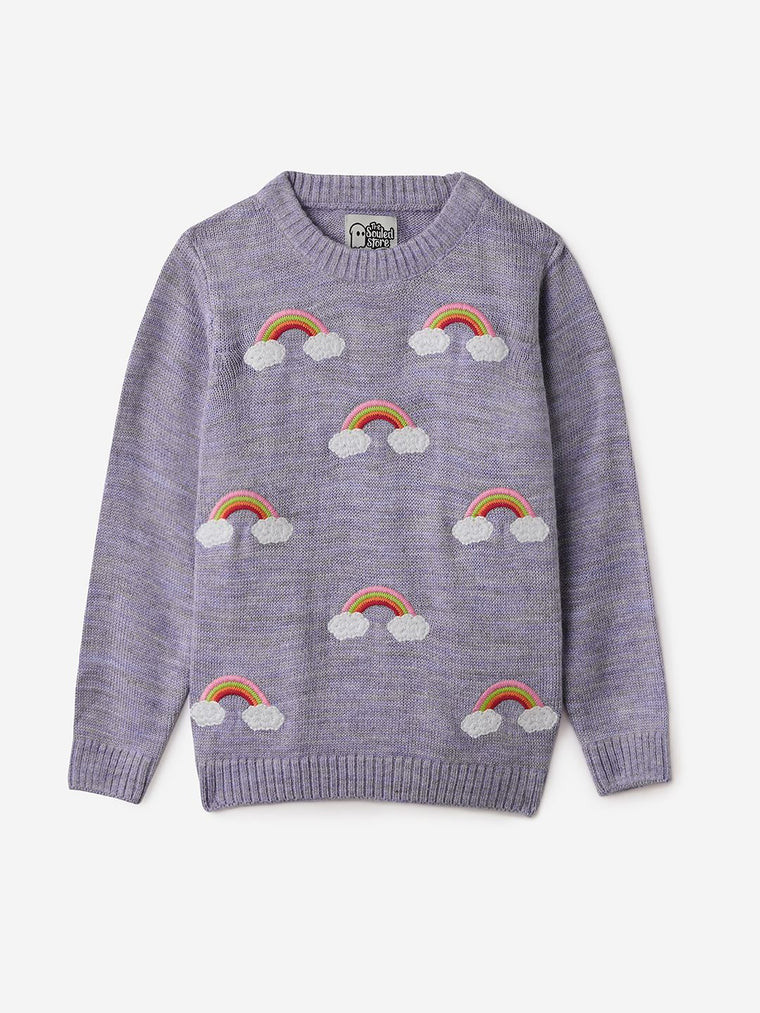 TSS Originals: Cosmic Sky Girls Sweaters (2-8 Yrs)