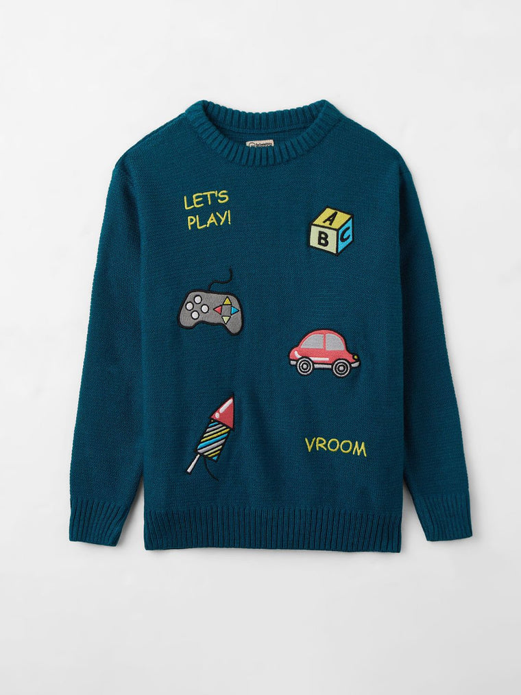 TSS Originals: Let's Play Boys Sweaters (2-8 Yrs)