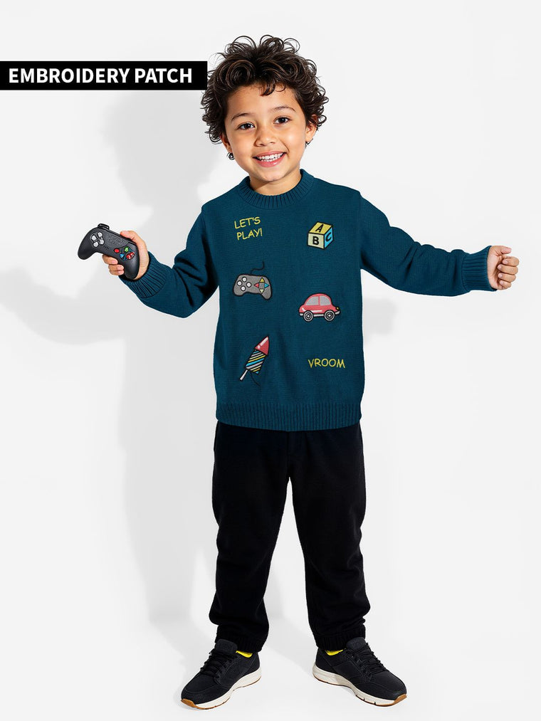 TSS Originals: Let's Play Boys Sweaters (2-8 Yrs)