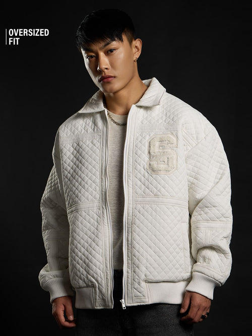 Quilted Jacket: Off White Men Puffer Jackets