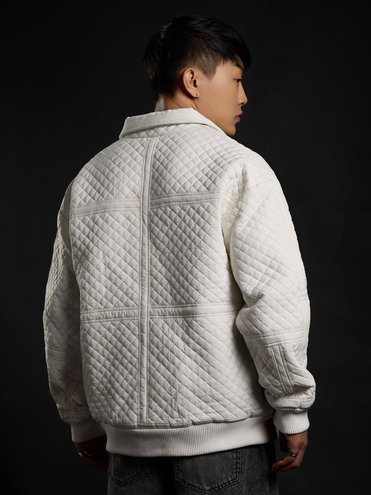 Quilted Jacket: Off White Men Puffer Jackets