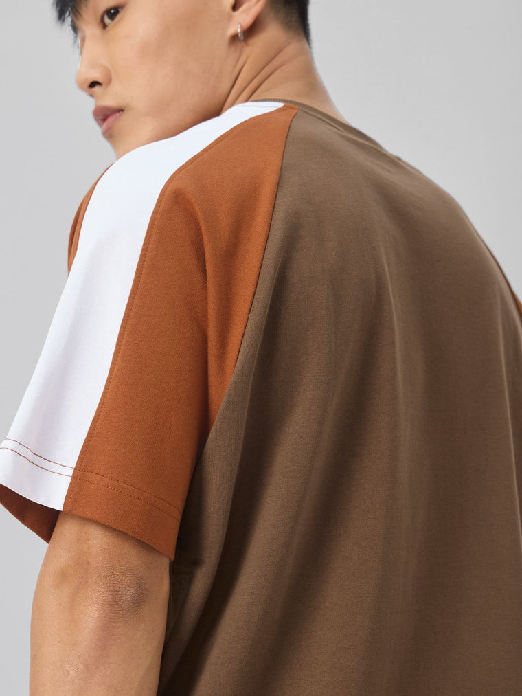 TSS Originals: Racer Brown Oversized T-Shirts