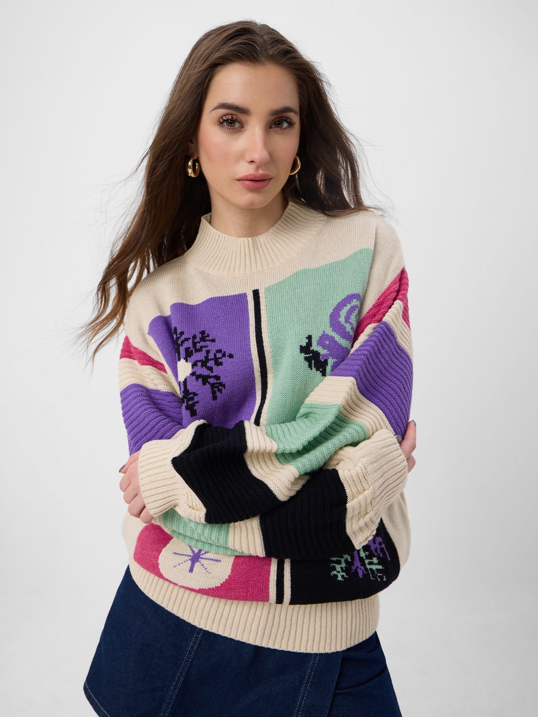 TSS Originals: Woodland Women Oversized Sweaters