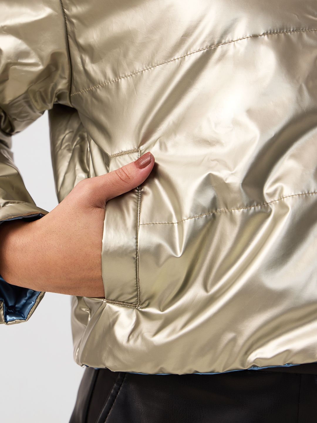 Reversible Puffer: Moonshine Women Puffer Jackets