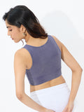 Solids: Acid Wash Lavender Women Bralette